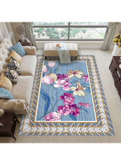 Pastoral Style Bedroom Carpet Multicolour 140x200cm