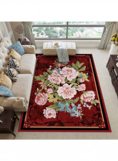 Classic Floral Print Carpet Multicolour 140x200cm