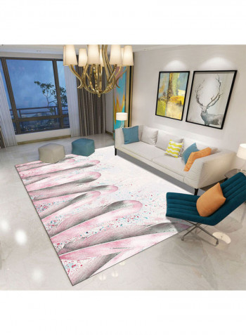 Feather Themed Modern Rug Multicolour 140x200cm