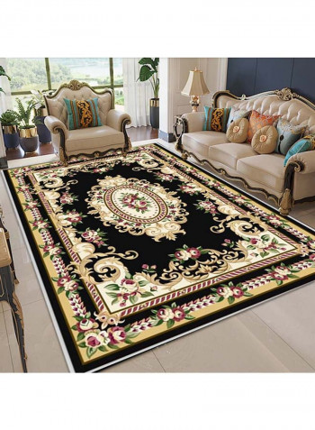 Classic Floral Print Carpet Multicolour 140x200cm