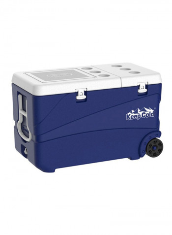 KeepCold Plastic Deluxe Icebox Blue 102L