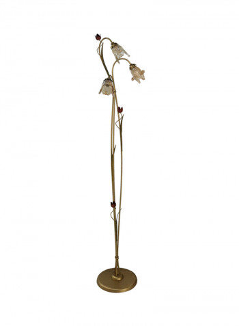 Floor Lamp Gold/Red 1860x300millimeter