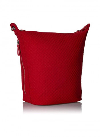 Cotton Carson Hobo Bag Red