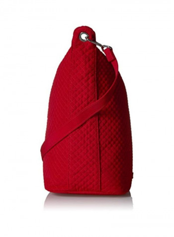 Cotton Carson Hobo Bag Red