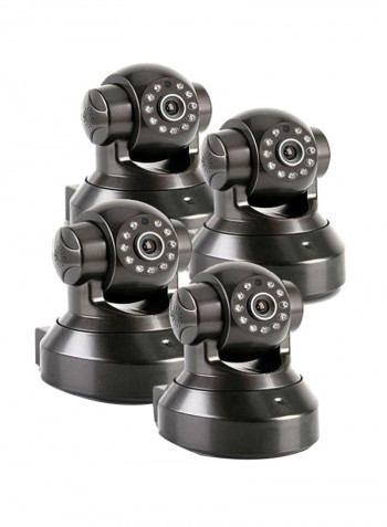 4-Piece 720P Wireless HD IP Camera Set