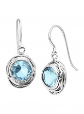 925 Sterling Silver 8 Ct Drop Earrings