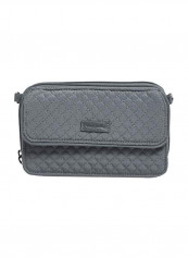 Zippered Crossbody Bag Charcoal