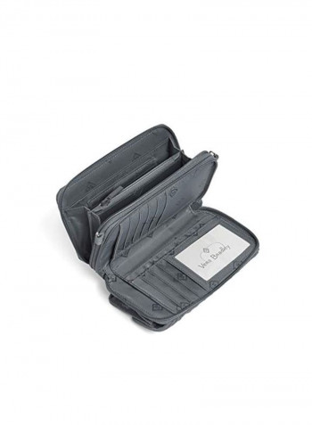 Zippered Crossbody Bag Charcoal