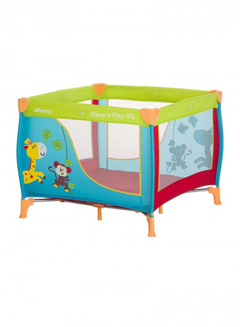 Sleep N Play SQ Foldable Playpen - Jungle Fun