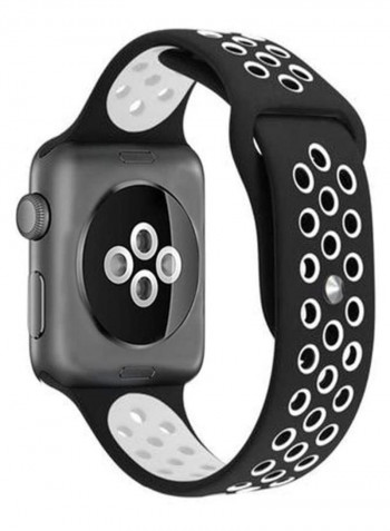 Bluetooth Heart Rate Monitor Sensor Smartwatch Black/White