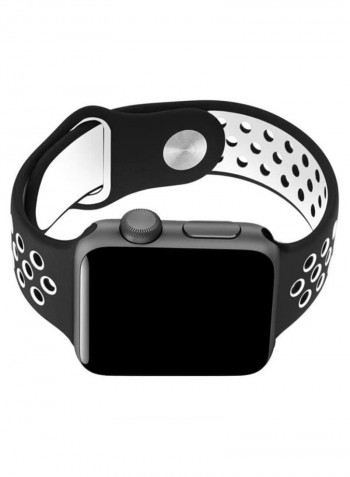 Bluetooth Heart Rate Monitor Sensor Smartwatch Black/White