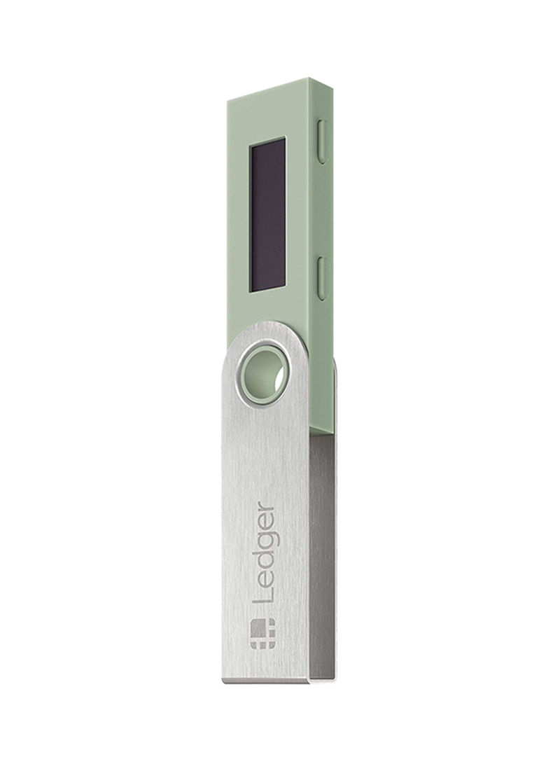 Nano S Cryptocurrency Hardware Wallet 6inch Green/Grey