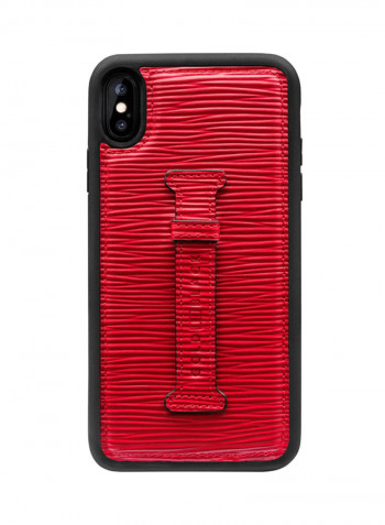 Protective Case Cover For Apple iPhone XS Max With Finger Holder Unico Red