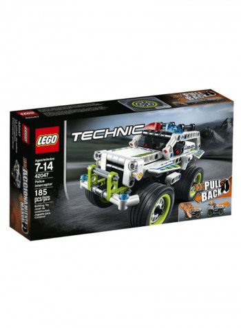 185-Piece Technic Police Interceptor Building Set 42047