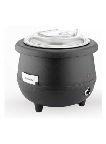 Electric Soup Warmer 10L B07MMJ2D7T Black/Silver