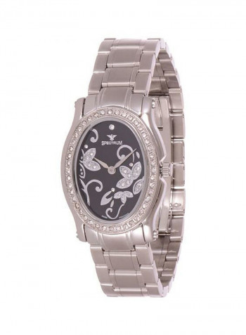 Women's Stainless Steel With Stone Analog Watch S12553L
