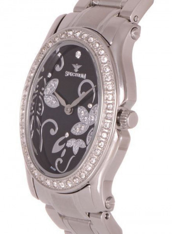 Women's Stainless Steel With Stone Analog Watch S12553L