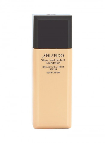 Sheer And Perfect Foundation SPF 18 O80 Deep Ochre