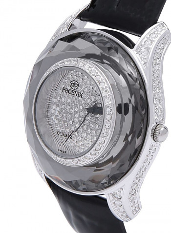 Women's 22K Gold Plated With Crystal Analog Watch P-21619