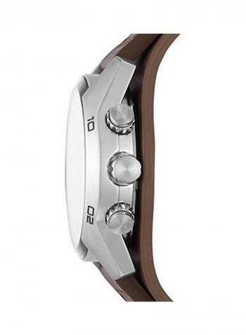 Men's Coachman Quartz Leather Chronograph Watch