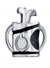 925 Sterling Silver Golf Club And Bag Charm Bracelet