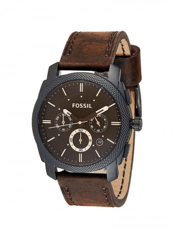 Men's Water Resistant Leather Analog Watch FS5251SET