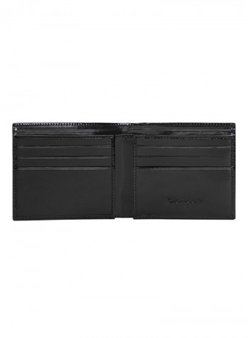Infinity Leather Wallet For Men أسود