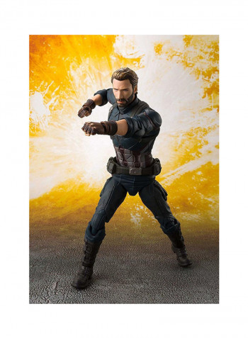 S.H.Figuarts: Avengers: Infinity War - Captain America - Tamashii Effect Explosion Action Figure 6.10-Inch