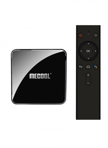 KM3 Smart TV Box With Voice Remote Control LU-V6006EU Black/White