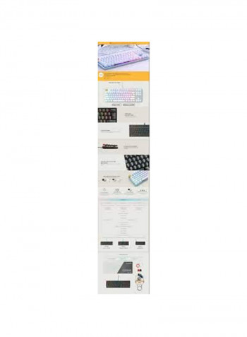 PC Gaming Race GMMK TKL white Ice Edition