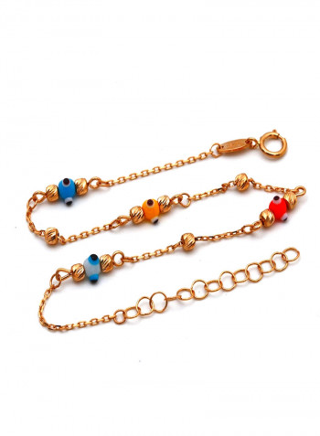 18k Gold Adjustable Size Bracelet
