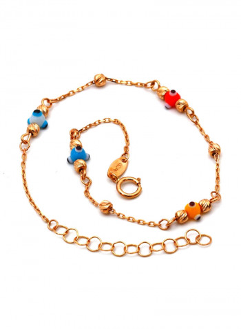 18k Gold Adjustable Size Bracelet