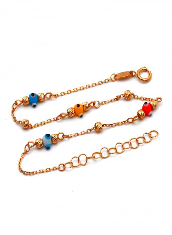 18k Gold Adjustable Size Bracelet