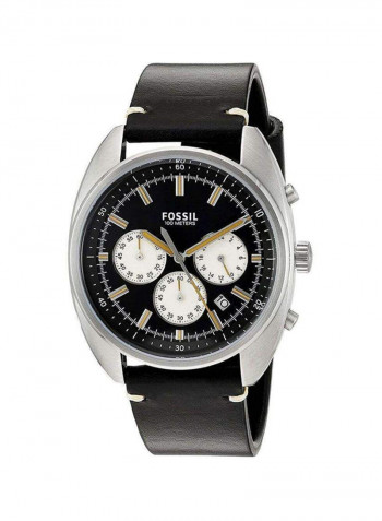 Men's Leather Analog Wrist Watch CH3043