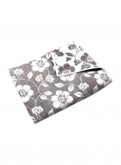 Flora Reversible Flat Sheet Polyester Steel 110x81x0.2inch