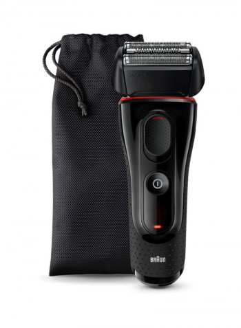 Rechargeable Wet And Dry Shaver Razor Black/Red