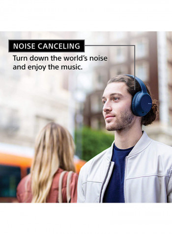 WH-CH710N Over-Ear Noise Cancelling Wireless Bluetooth Headphones with Mic Blue