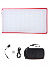 Mini Pocket RGB LED Video Light Panel For DSLR Camera Red