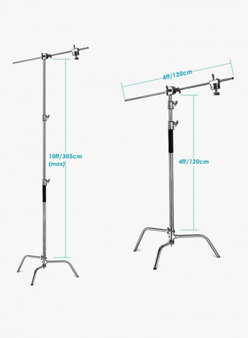Adjustable Reflector Stand Silver