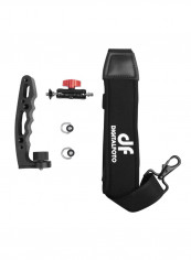 Gimbal Stabilizer Handle Extension Rod Black/Red