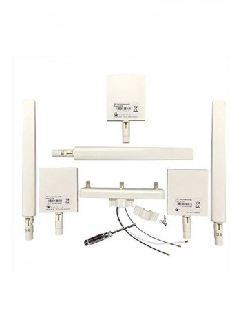 Wi-Fi Signal Range Extender Antenna Kit For DJI Phantom 3 White