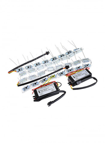 2-Piece Switchback LED Knight Rider Strip Light