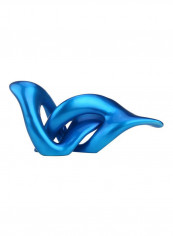 Decorative Resin Abstract Sculpture Blue 41x27x28centimeter