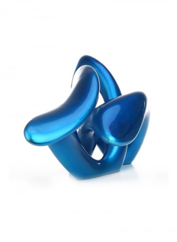 Decorative Resin Abstract Sculpture Blue 41x27x28centimeter