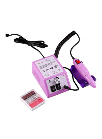 Electric Nail Drill Rpm20000 Pink 0.2888 X 0.28 X 0.8978