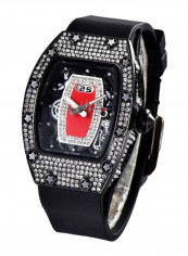 Women's Punk Style Rubber Analog Watch NSSB037001224