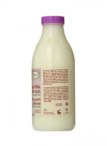 2-Piece Goat Foaming Milk Bath White 850ml