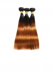 Pack Of 3 Brazilian Straight Hair Extension 1B/30