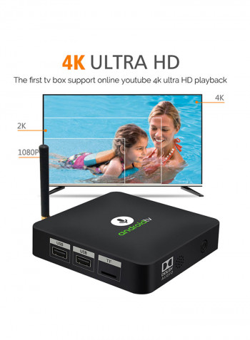 Smart TV Box KM8 TV Black