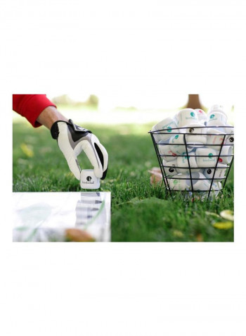 12-Piece Practice Golf Balls and Strike Pad